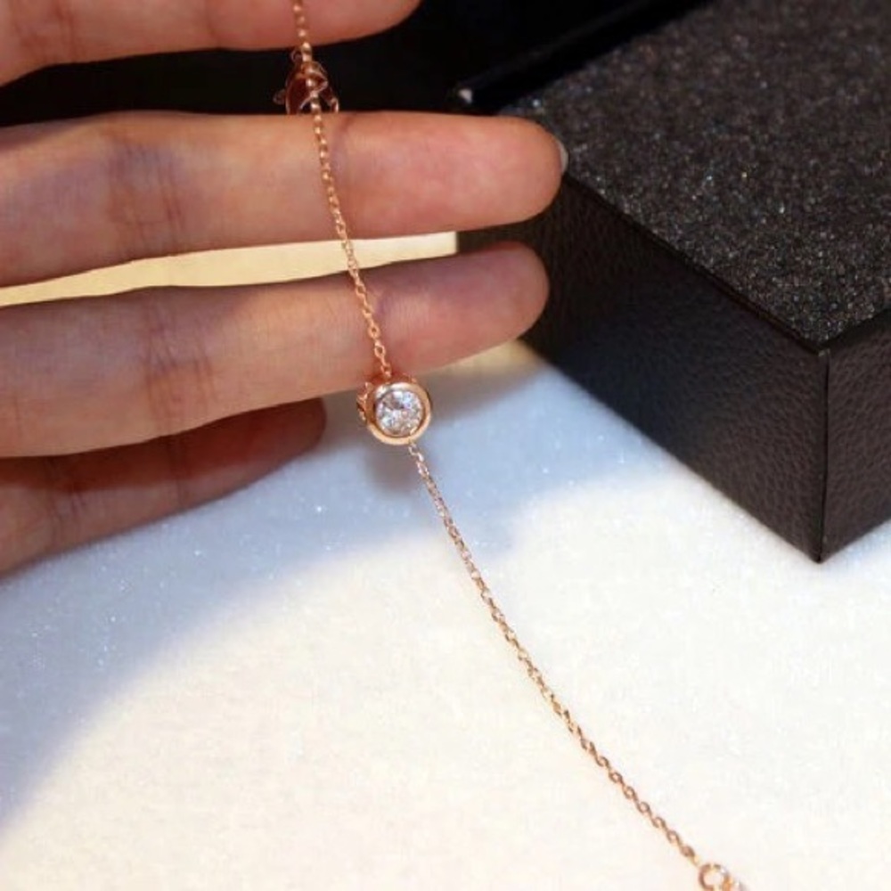 Rosegold none-fading ankle bracelet